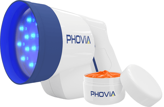 PHOVIA Lampe mit Gel